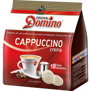 Domino  Kaffeepads 18St. a 7g Cappuccinogeschmack aromatisiert