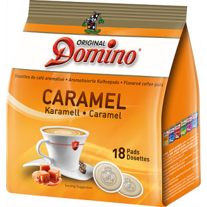 Domino  Kaffeepads 18St. Caramelgeschmack aromatisiert