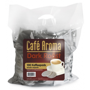 Cafe Aroma 100 KAFFEEPADS a 7g darkroast Megabeutel 